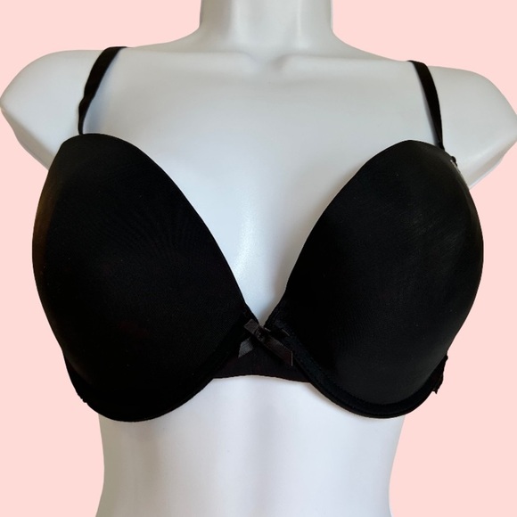 NWT BLACK PUSH UP BRA - Picture 1 of 3